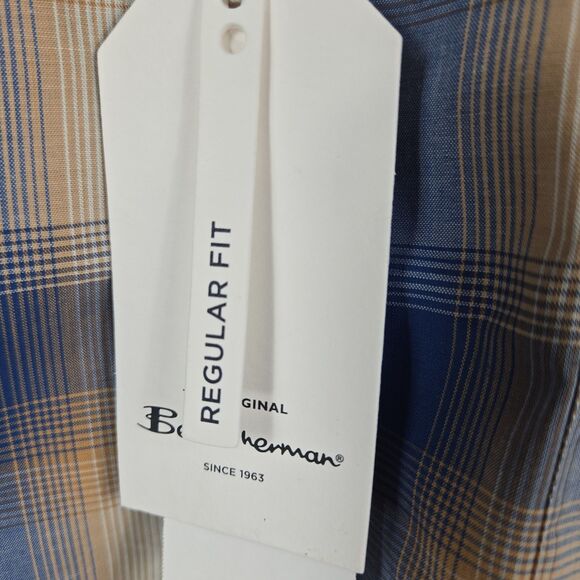 Ben Sherman Men's Size 2XL Long Sleeve Button Up Shirt Ultramarine NWT - Picture 3 of 9